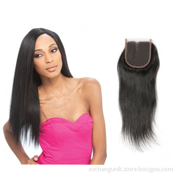 Wholesale raw thin HD lace transparent 4X4 5X5 6X6 7x7 closure, Virgin Brazilian human hair 13*4 13*6 HD lace frontal closure